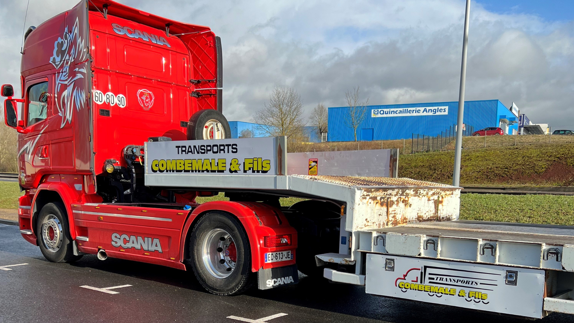 Camion porte char